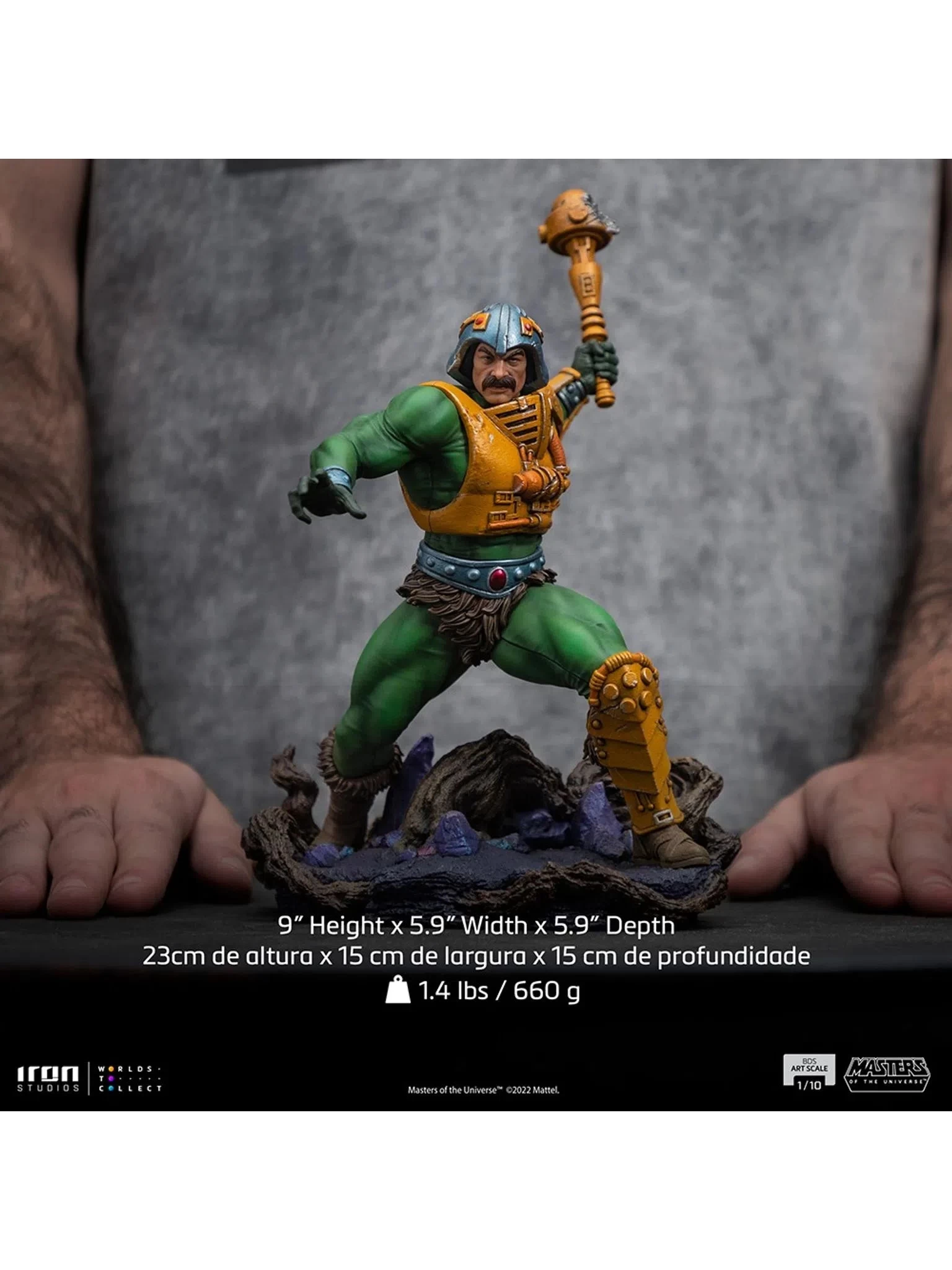 Iron Studios Masters Of The Universe - Man At Arms 1/10 Scale Statue 17 Iron Studios Masters Of The Universe - Man At Arms 1/10 Scale Statue - Image 15