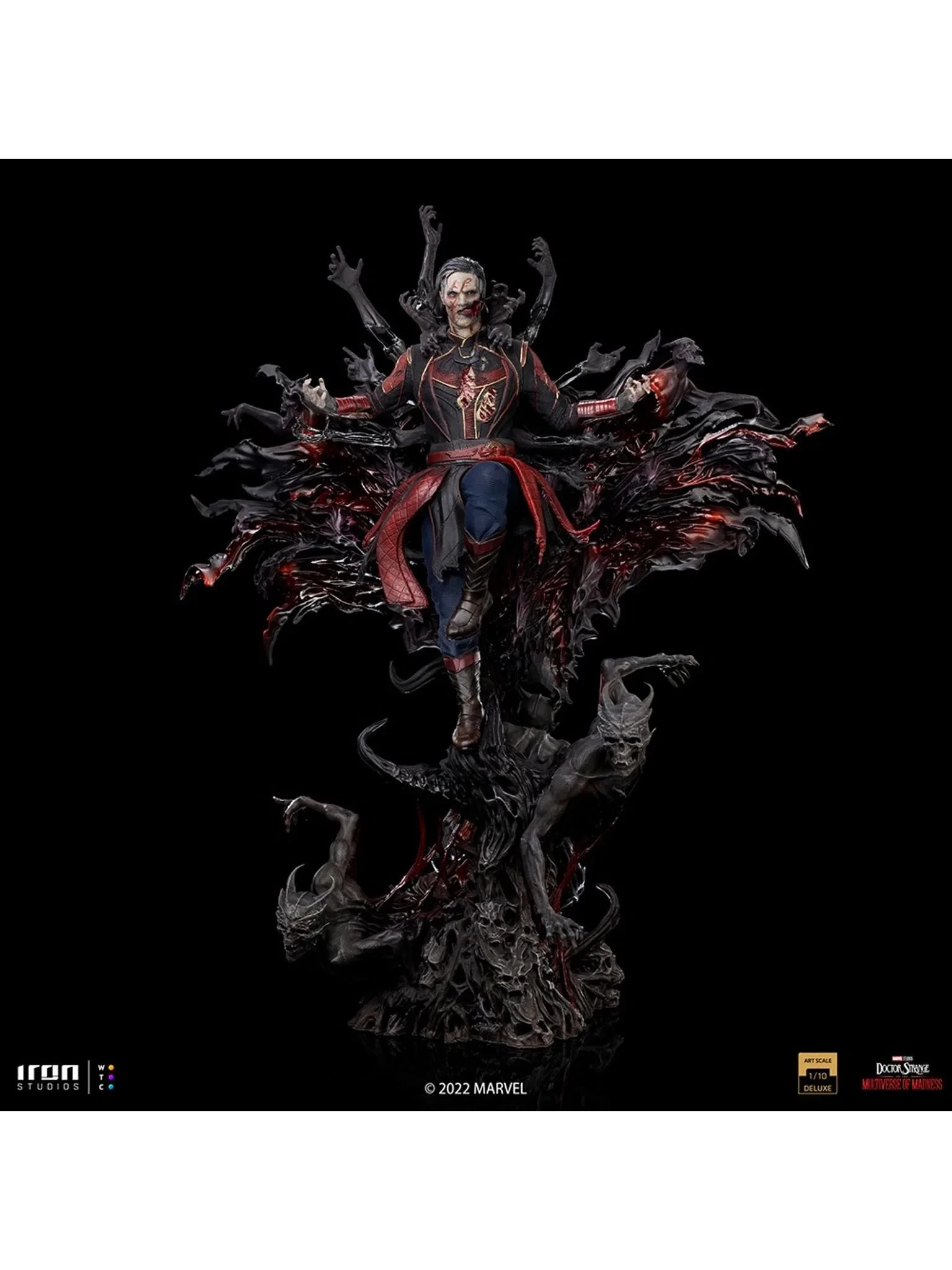 Iron Studios Doctor Strange 2: Multiverse Of Madness - Dead Strange Deluxe 1/10 Scale Statue 5 Iron Studios Doctor Strange 2: Multiverse Of Madness - Dead Strange Deluxe 1/10 Scale Statue - Image 3