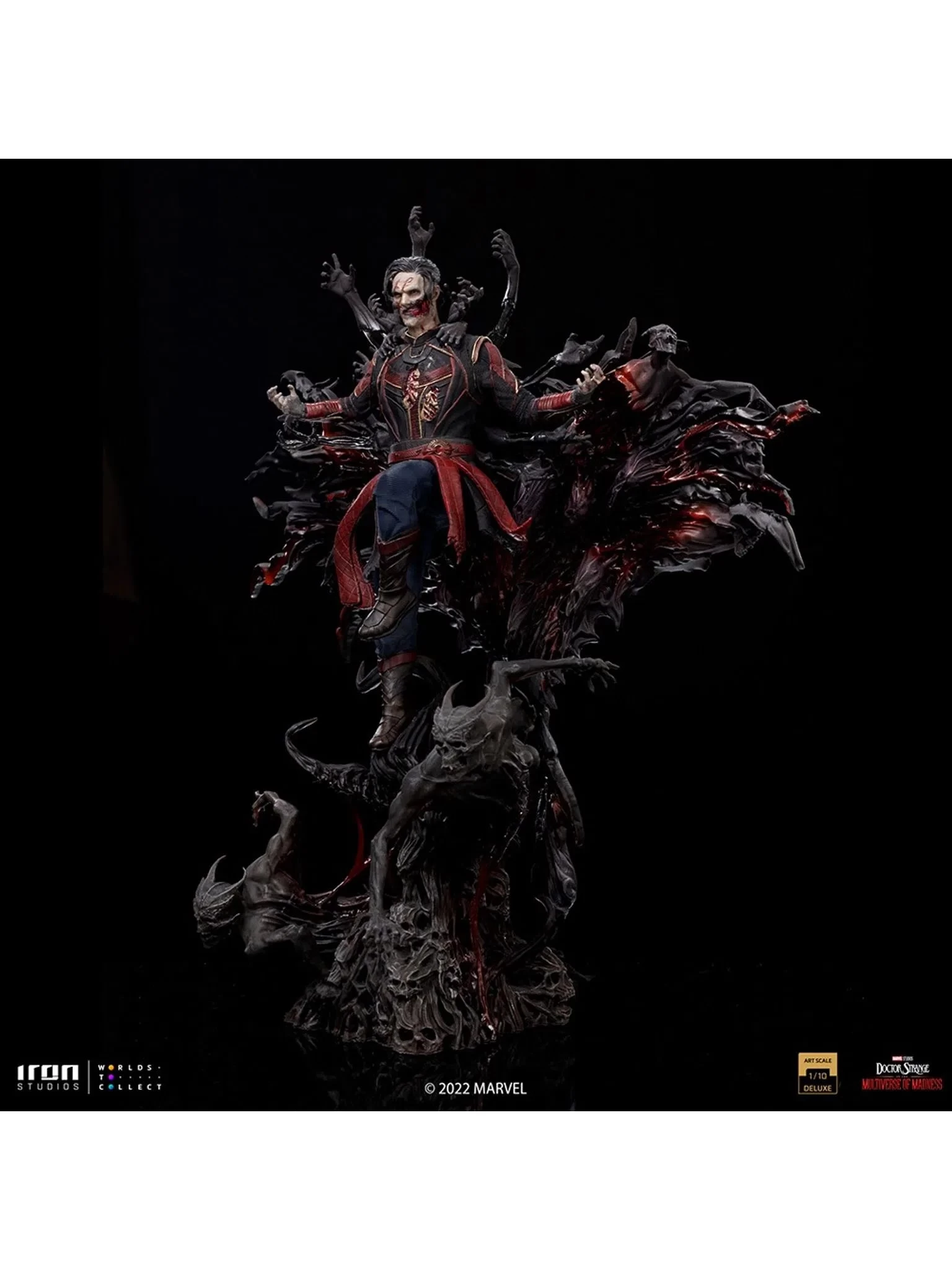 Iron Studios Doctor Strange 2: Multiverse Of Madness - Dead Strange Deluxe 1/10 Scale Statue 6 Iron Studios Doctor Strange 2: Multiverse Of Madness - Dead Strange Deluxe 1/10 Scale Statue - Image 4