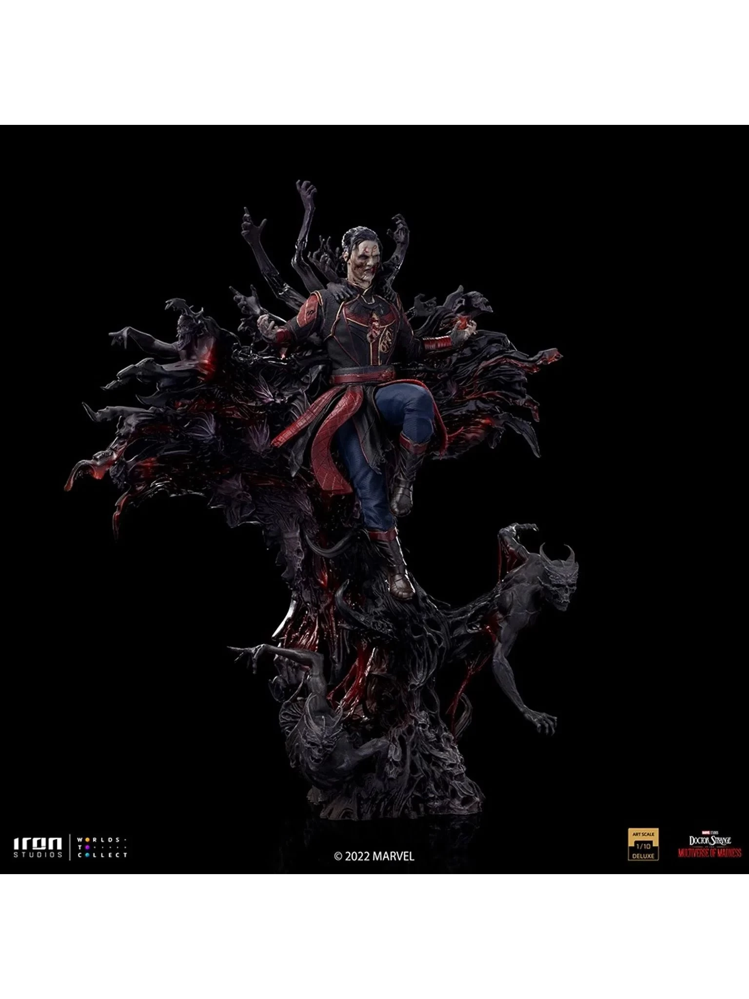 Iron Studios Doctor Strange 2: Multiverse Of Madness - Dead Strange Deluxe 1/10 Scale Statue 10 Iron Studios Doctor Strange 2: Multiverse Of Madness - Dead Strange Deluxe 1/10 Scale Statue - Image 8