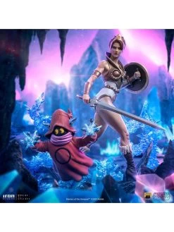 Iron Studios Masters Of The Universe - Teela And Orko Deluxe 1/10 Statue
