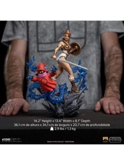 Iron Studios Masters Of The Universe - Teela And Orko Deluxe 1/10 Statue -Toy Store 203531 1536 2048