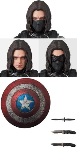 MAFEX Captain America: The Winter Soldier - Winter Soldier -Toy Store 277753637