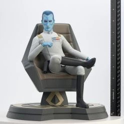 Star Wars: Rebels - Grand Admiral Thrawn (on Throne) Premier Collection Statue -Toy Store CW ThrawnOnThrown Premier RULER 72169