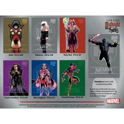 Upper Deck Marvel Fleer Ultra Midnight Sons Trading Cards [Display Of 12] -Toy Store Marvel Fleer Ultra Midnight Sons Solicitation Deck 433407