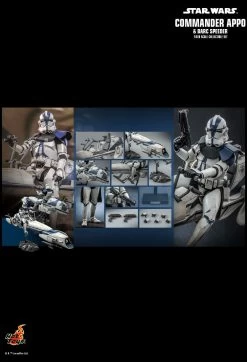 Hot Toys Star Wars - Commander Appo With BARC Speeder 1/6 Scale Figure -Toy Store PD1653535692jnf