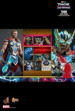 Hot Toys Thor 4: Love And Thunder - Thor Deluxe 1/6 Scale Figure -Toy Store PD1656040675CUb