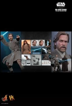 Hot Toys Star Wars: Obi-Wan Kenobi - Obi-Wan Kenobi 1/6 Scale Figure -Toy Store PD1657699790jGS
