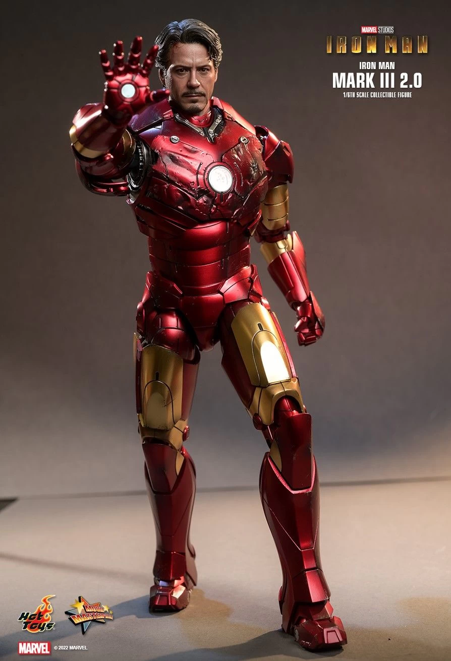 Hot Toys Iron Man (2008) - Iron Man Mark III (2.0) Diecast 1/6 Scale Figure 3 Hot Toys Iron Man (2008) - Iron Man Mark III (2.0) Diecast 1/6 Scale Figure