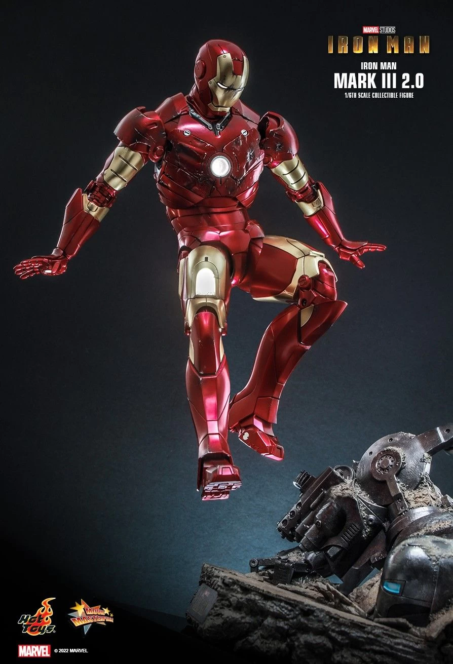 Hot Toys Iron Man (2008) - Iron Man Mark III (2.0) Diecast 1/6 Scale Figure 8 Hot Toys Iron Man (2008) - Iron Man Mark III (2.0) Diecast 1/6 Scale Figure - Image 6