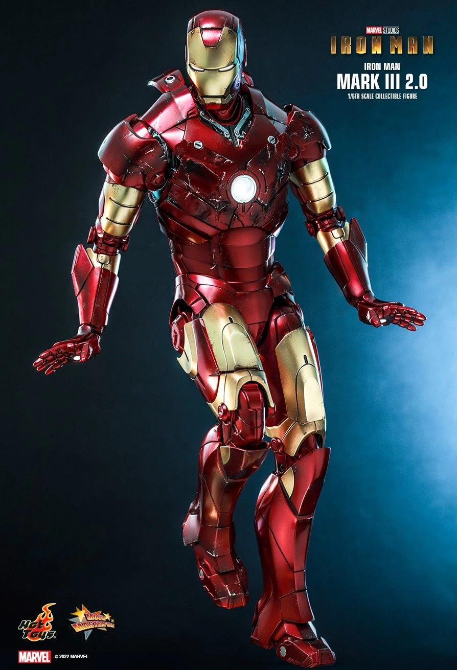 Hot Toys Iron Man (2008) - Iron Man Mark III (2.0) Diecast 1/6 Scale Figure 10 Hot Toys Iron Man (2008) - Iron Man Mark III (2.0) Diecast 1/6 Scale Figure - Image 8