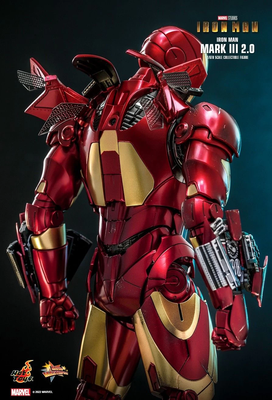 Hot Toys Iron Man (2008) - Iron Man Mark III (2.0) Diecast 1/6 Scale Figure 11 Hot Toys Iron Man (2008) - Iron Man Mark III (2.0) Diecast 1/6 Scale Figure - Image 9