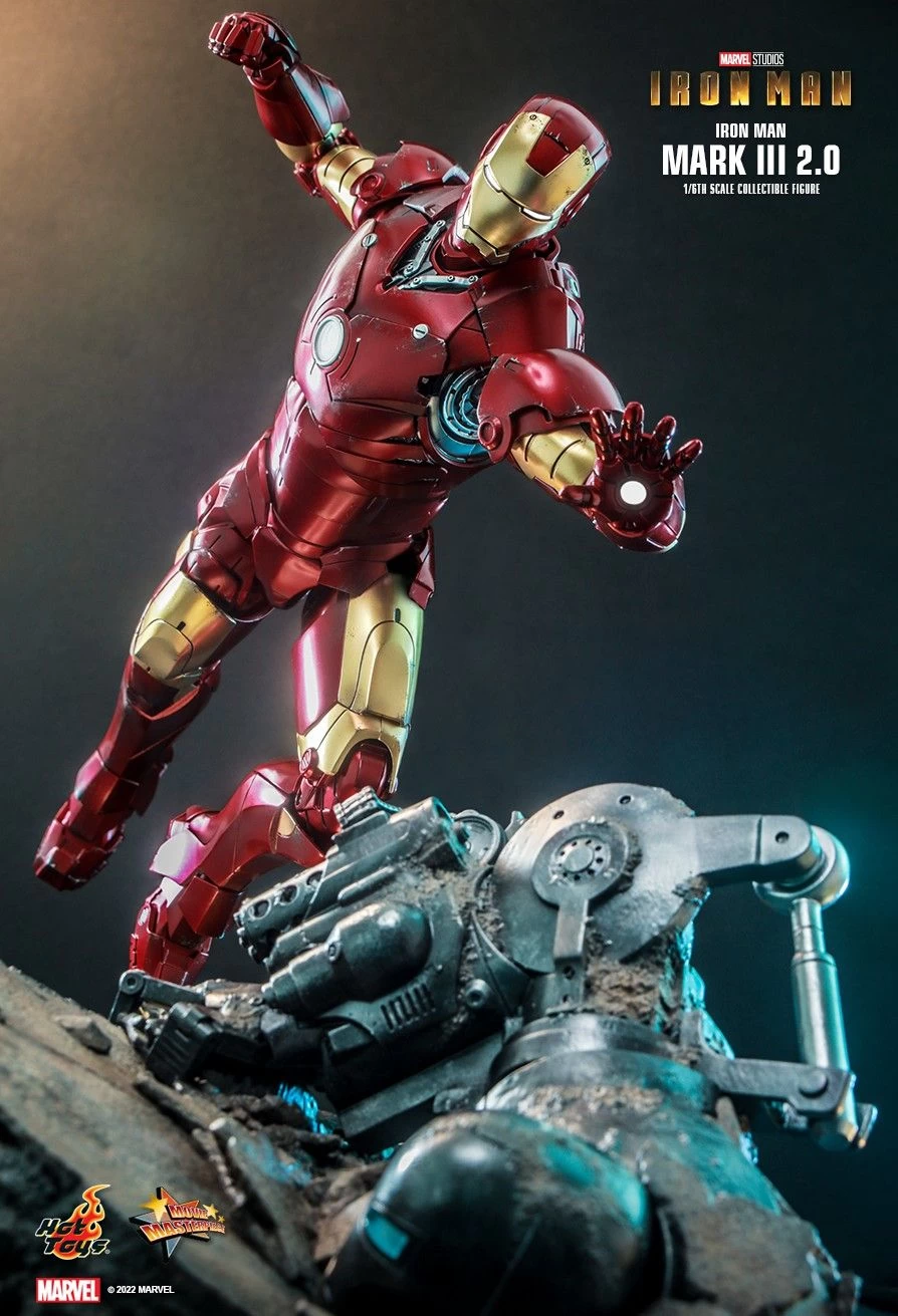 Hot Toys Iron Man (2008) - Iron Man Mark III (2.0) Diecast 1/6 Scale Figure 14 Hot Toys Iron Man (2008) - Iron Man Mark III (2.0) Diecast 1/6 Scale Figure - Image 12