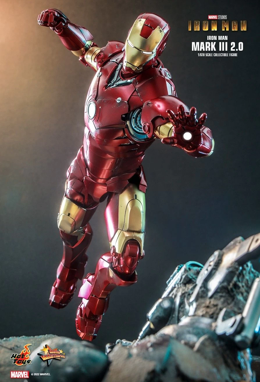 Hot Toys Iron Man (2008) - Iron Man Mark III (2.0) Diecast 1/6 Scale Figure 15 Hot Toys Iron Man (2008) - Iron Man Mark III (2.0) Diecast 1/6 Scale Figure - Image 13