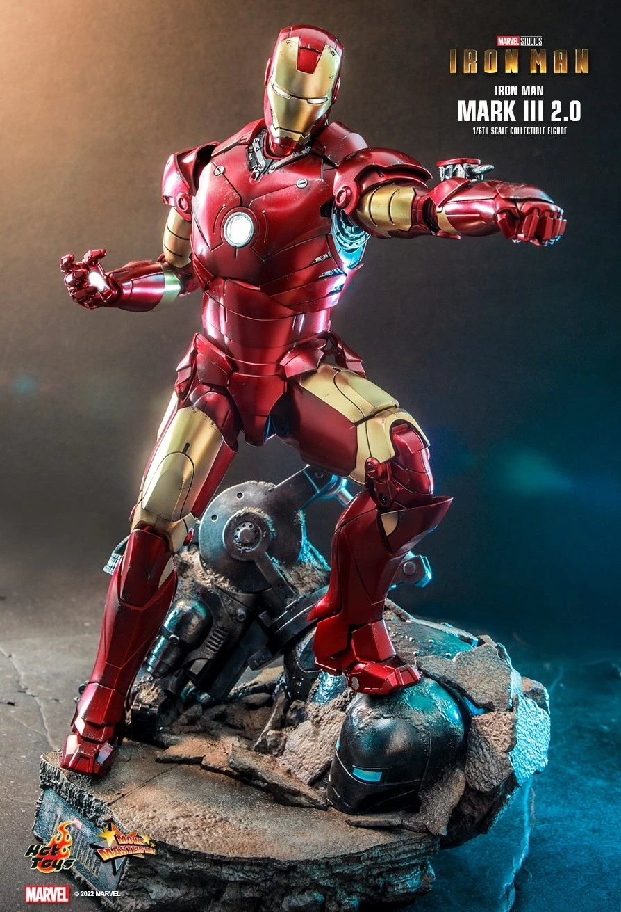 Hot Toys Iron Man (2008) - Iron Man Mark III (2.0) Diecast 1/6 Scale Figure 18 Hot Toys Iron Man (2008) - Iron Man Mark III (2.0) Diecast 1/6 Scale Figure - Image 16