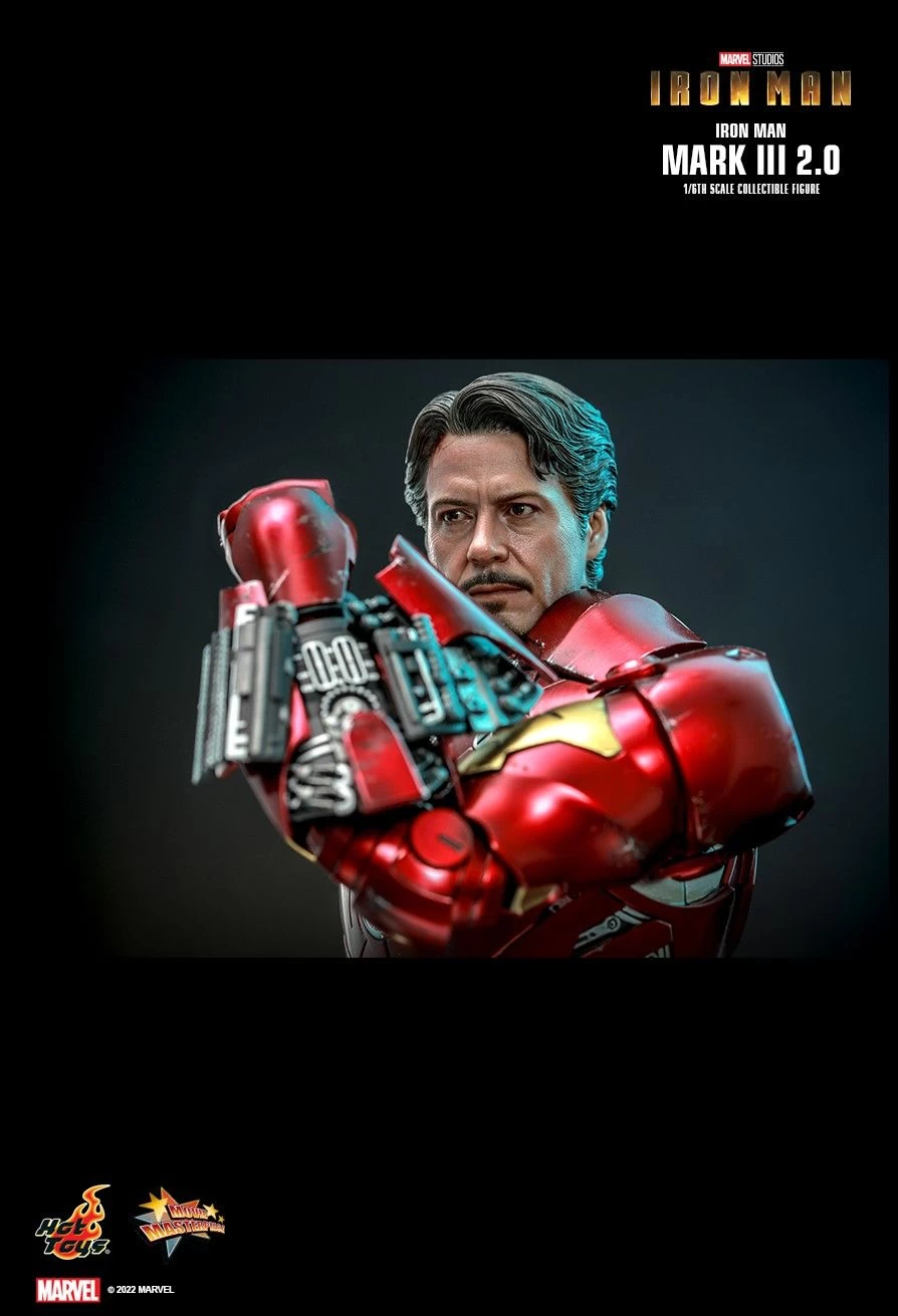 Hot Toys Iron Man (2008) - Iron Man Mark III (2.0) Diecast 1/6 Scale Figure 19 Hot Toys Iron Man (2008) - Iron Man Mark III (2.0) Diecast 1/6 Scale Figure - Image 17