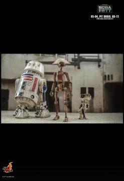 Hot Toys Star Wars: The Book Of Boba Fett - R5-D4, Pit Droid And BD-72 1/6 Scale Figure Set -Toy Store PD1665129368Y8t