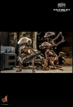 Hot Toys Star Wars: The Book Of Boba Fett - R5-D4, Pit Droid And BD-72 1/6 Scale Figure Set -Toy Store PD1665129369MAU