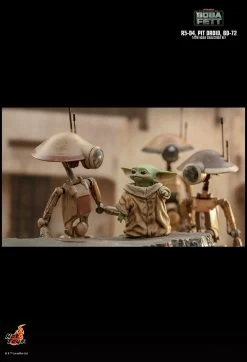 Hot Toys Star Wars: The Book Of Boba Fett - R5-D4, Pit Droid And BD-72 1/6 Scale Figure Set -Toy Store PD1665129369fjI