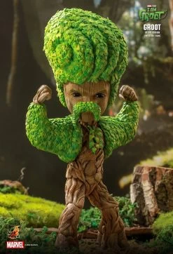 Hot Toys Guardians Of The Galaxy: I Am Groot - Groot Collectible Figure (Deluxe Version) -Toy Store PD1667466438Ypd