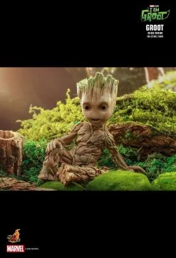 Hot Toys Guardians Of The Galaxy: I Am Groot - Groot Collectible Figure (Deluxe Version) -Toy Store PD1667466439064