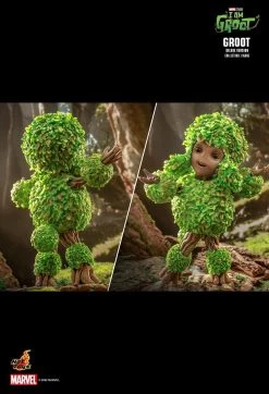 Hot Toys Guardians Of The Galaxy: I Am Groot - Groot Collectible Figure (Deluxe Version) -Toy Store PD1667466439YGj