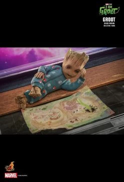 Hot Toys Guardians Of The Galaxy: I Am Groot - Groot Collectible Figure (Deluxe Version) -Toy Store PD1667466439v6E