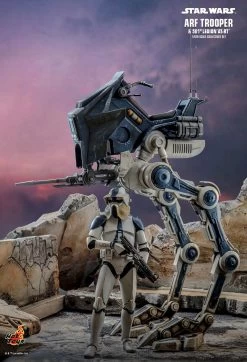 Hot Toys Star Wars - ARF Trooper & 501st Legion AT-RT 1/6 Scale Figure Set -Toy Store PD16684866498W7