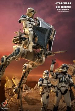 Hot Toys Star Wars - ARF Trooper & 501st Legion AT-RT 1/6 Scale Figure Set -Toy Store PD1668486650SKO