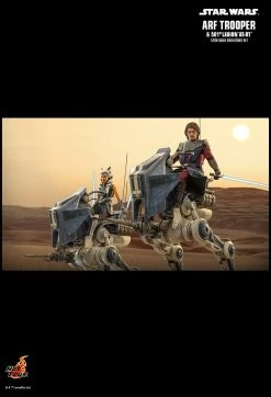 Hot Toys Star Wars - ARF Trooper & 501st Legion AT-RT 1/6 Scale Figure Set -Toy Store PD1668486650jvz