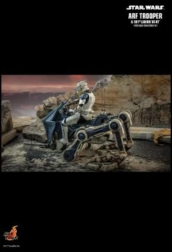 Hot Toys Star Wars - ARF Trooper & 501st Legion AT-RT 1/6 Scale Figure Set -Toy Store PD1668486651lxC