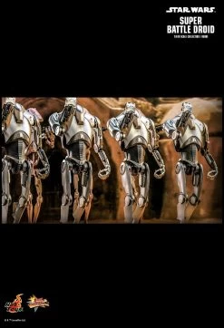 Hot Toys Star Wars Episode II: Attack Of The Clones - Super Battle Droid 1/6 Scale Figure -Toy Store PD1672395775E0x