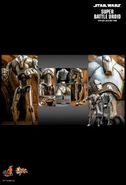 Hot Toys Star Wars Episode II: Attack Of The Clones - Super Battle Droid 1/6 Scale Figure -Toy Store PD1672395775vC6