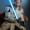 Hot Toys Star Wars: The Clone Wars - Obi-Wan Kenobi 1/6 Scale 12" Figure -Toy Store PD16729776530xn