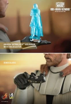 Hot Toys Star Wars: The Clone Wars - Obi-Wan Kenobi 1/6 Scale 12" Figure -Toy Store PD1672977653h45