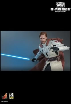 Hot Toys Star Wars: The Clone Wars - Obi-Wan Kenobi 1/6 Scale 12" Figure -Toy Store PD167297765461I
