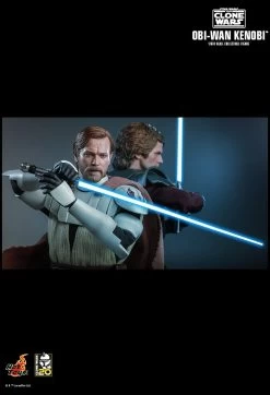 Hot Toys Star Wars: The Clone Wars - Obi-Wan Kenobi 1/6 Scale 12" Figure -Toy Store PD1672977654UO3