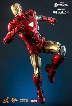 Hot Toys Iron Man - Iron Man Mk VI (2.0) Diecast 1/6 Scale Figure -Toy Store PD1674813909Ch9