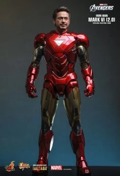 Hot Toys Iron Man - Iron Man Mk VI (2.0) Diecast 1/6 Scale Figure -Toy Store PD16748139100O1