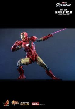 Hot Toys Iron Man - Iron Man Mk VI (2.0) Diecast 1/6 Scale Figure -Toy Store PD167481391163G