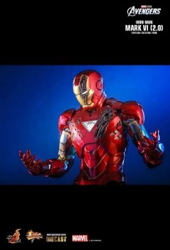 Hot Toys Iron Man - Iron Man Mk VI (2.0) Diecast 1/6 Scale Figure -Toy Store PD1674813912SMM