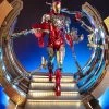 Hot Toys Iron Man - Iron Man Mk VI (2.0) W/Suit-up Gantry 1/6 Scale Set -Toy Store PD1674814643QdG