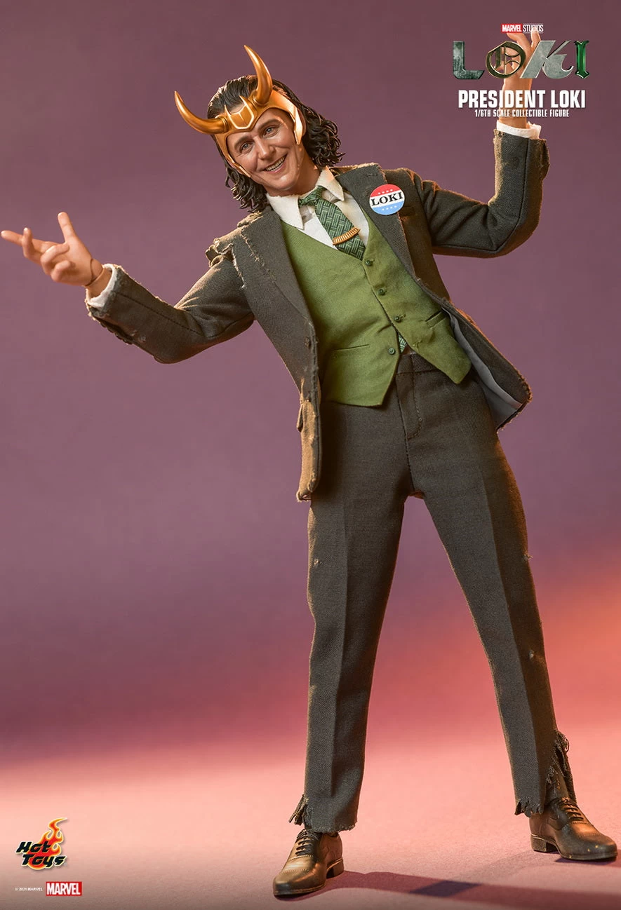 Hot Toys Loki - President Loki 1/6 Scale 12" Figure 4 Hot Toys Loki - President Loki 1/6 Scale 12" Figure - Image 2