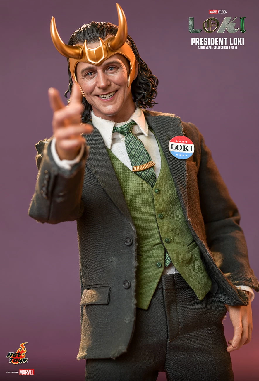 Hot Toys Loki - President Loki 1/6 Scale 12" Figure 7 Hot Toys Loki - President Loki 1/6 Scale 12" Figure - Image 5