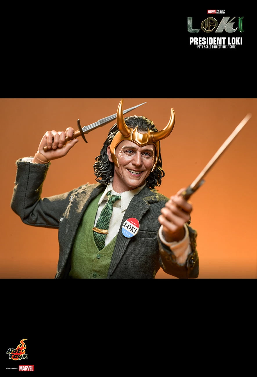 Hot Toys Loki - President Loki 1/6 Scale 12" Figure 14 Hot Toys Loki - President Loki 1/6 Scale 12" Figure - Image 12