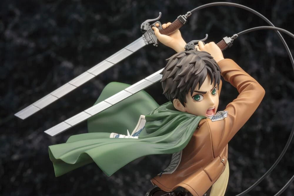 Kotobukiya ATTACK ON TITAN Eren Yeager Renewal Package Ver. ArtFX J Statue 10 Kotobukiya ATTACK ON TITAN Eren Yeager Renewal Package Ver. ArtFX J Statue - Image 8