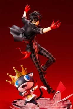 Kotobukiya PERSONA 5 DANCING STAR NIGHT Hero & Morgana ArtFX J Statue