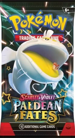 POKEMON POKÉMON TCG Scarlet & Violet 4.5 Paldean Fates Booster Bundle Set -Toy Store Pokemon TCG Scarlet Violet Paldean Fates Booster Wrap Dondozo EN 559x1024 1