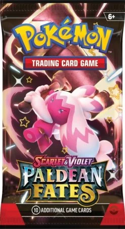 POKEMON POKÉMON TCG Scarlet & Violet 4.5 Paldean Fates Booster Bundle Set -Toy Store Pokemon TCG Scarlet Violet Paldean Fates Booster Wrap Tinkaton EN 559x1024 1