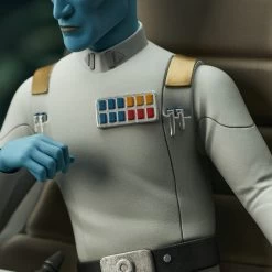Star Wars: Rebels - Grand Admiral Thrawn (on Throne) Premier Collection Statue -Toy Store Rebels ThrawnOnThrown Premier 08 83729